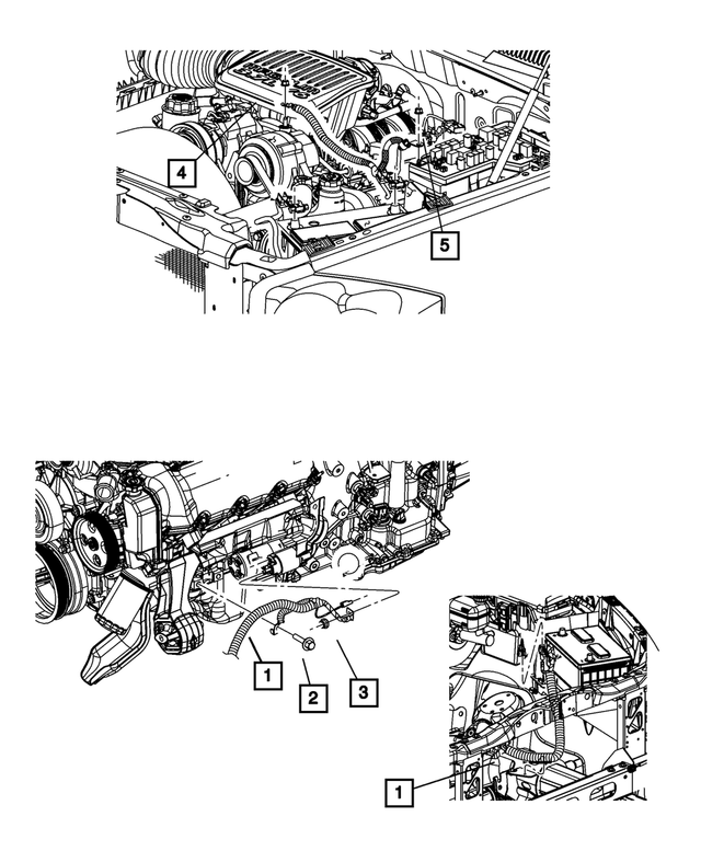 6101794 - Electrical: Hex Head Bolt And Coned Washer for Mopar Image