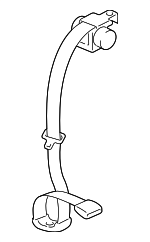 7348047020B0 - Electrical: Belt &amp; Retractor for Toyota: Prius Image