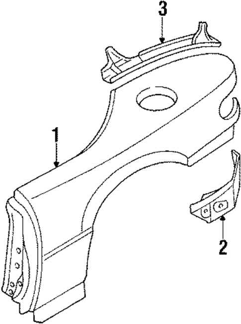 Quarter Panel & Components for 1992 Mazda Miata #0