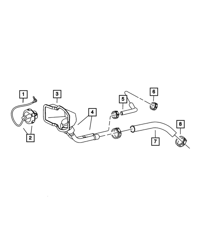 52122662AB - : Fuel Filler Hose for Mopar Image