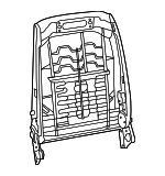 68159137AA - Body: Seat Back Frame for Mopar Image