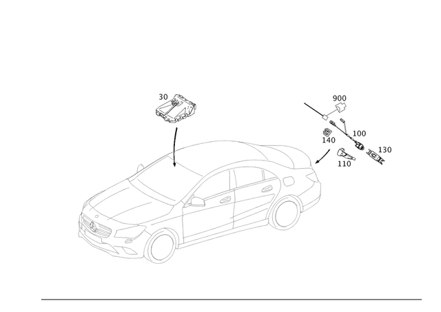 375456528 - Electrical System: Plug for Mercedes-Benz Image image