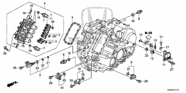 AT Sensor - Solenoid - Secondary Body (V6) for 2016 Honda Accord #0