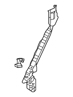 64760T43305ZZ - Body: Inner Lock Pillar for Honda Image