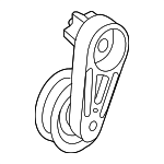 C2D19768 - Cooling System: Idler Pulley for Jaguar Image