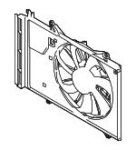 16711WB001 - Cooling System: Fan Shroud for Scion: iA | Toyota: Yaris, Yaris iA Image