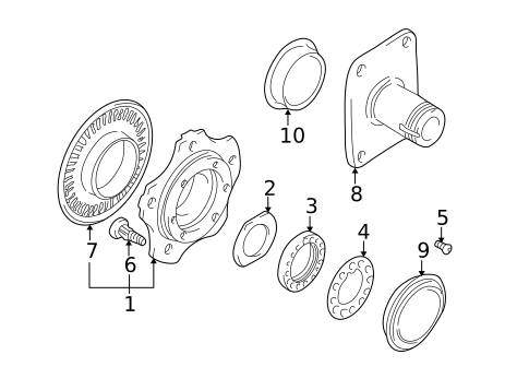 Anti-Lock Brakes for 2004 Suzuki XL-7 #1