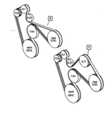 53010303AC - Cooling: Accessory Drive Belt for Mopar Image