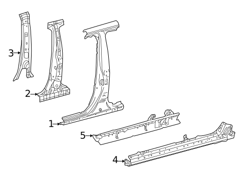 Center Pillar & Rocker for 2024 Toyota GR Corolla #0