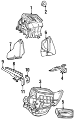 AWR3014 - HVAC: AC &amp; Heater Assembly for Land Rover: Discovery, Range Rover Image
