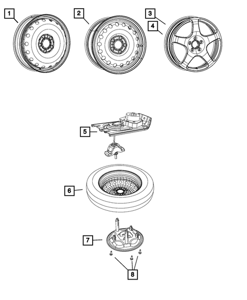 Wheel Spare for 2020 Dodge Durango #0
