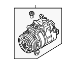 64509180549 - : A/C Compressor for BMW: 128i Image