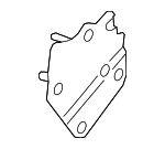 LR070460 - Body: Lock Lower Cover for Land Rover: Defender 110, Defender 90, Discovery, Discovery Sport, Range Rover Evoque, Range Rover Sport, Range Rover Velar Image