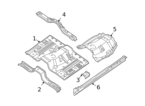 Floor for 2009 INFINITI QX56 #0