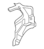 716011E201 - Body: Inner Quarter Panel for Hyundai: Accent Image