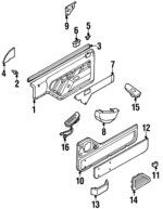 8971509212 - : Insert Panel for Isuzu Image