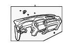 5530148020B0 - Body: Instrument Panel for Toyota: Highlander Image