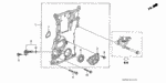 90028PNB003 - Engine: BOLT, SPECIAL (6X20.5) (GUIDE) for Honda Image