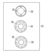 52057937 - : Wheel Skins for Mopar Image