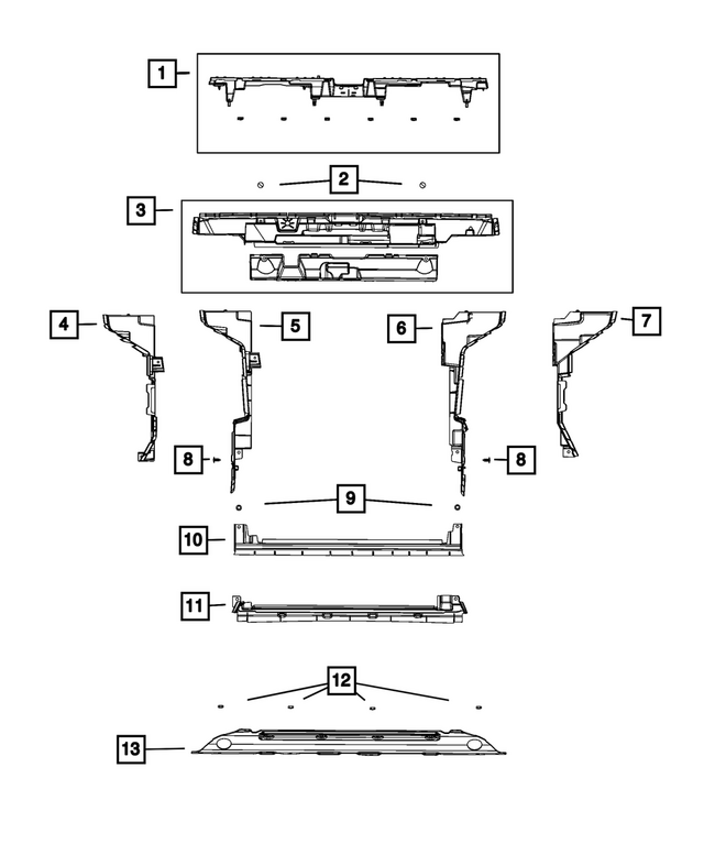 « 68443372AA –  : Admission D`air Chicane pour Mopar Image »