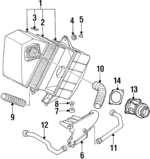 8A0129627F - Engine: Hose for Audi: Cabriolet Image