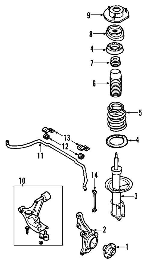 Suspension Components for 2005 Chevrolet Cobalt #1