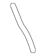 25213RJE007 - : 2006-2014 Honda Ridgeline - Hose (450MM) (Atf) for Honda: Ridgeline Image