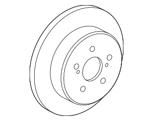                                     2020-2024 Toyota Corolla Disc Brake Rotor Rear
                                