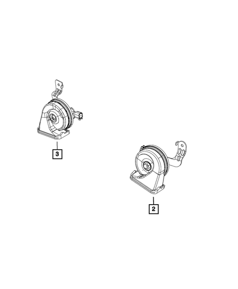 Horns for 2020 Jeep Wrangler #0