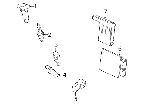 Ignition Coil for 2011 Buick LaCrosse #0