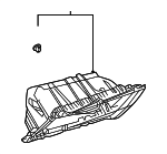 5543302540C0 - : 2019-2024 Toyota - Glove Box Frame for Toyota: Corolla, GR Corolla Image