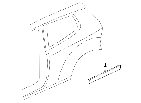 Exterior Trim - Quarter Panel for 2007 Volkswagen Rabbit #0