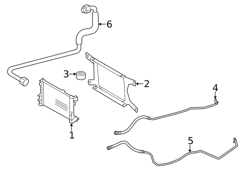 Trans Oil Cooler for 2015 Mercedes-Benz G 550 #0