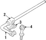 F7RZ5A772BA - Suspension: Stabilizer Bar for Ford: Contour | Mercury: Mystique Image