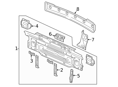 Rear Body for 2020 Volkswagen Golf #0
