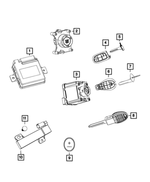 68319691AB - Electrical: Hub Receiver for Mopar Image