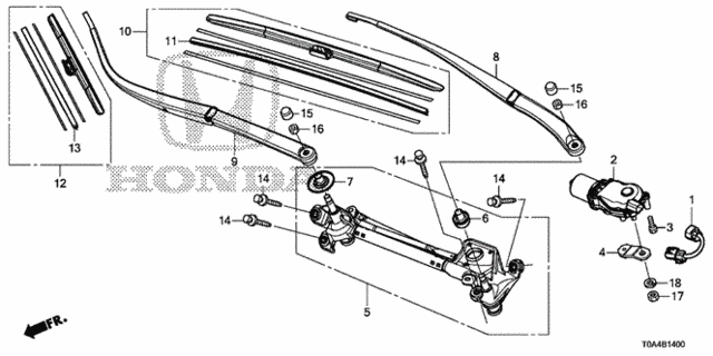 Front Windshield Wiper for 2013 Honda CR-V #0