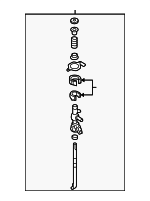 1K0711112 - Body: Lever Assembly for Volkswagen Image