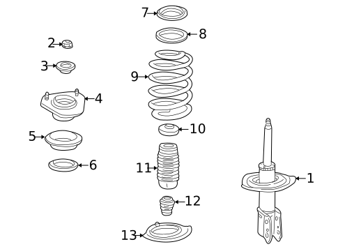 Struts & Components for 2002 Chevrolet Impala #0