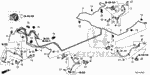 46330TBAA01 - Chassis: PIPE C, BRAKE for Honda Image