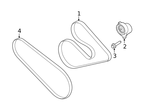 Belts & Pulleys for 2022 Ford Transit-350 #1