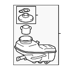 4722012250 - Body: Reservoir Assembly for Toyota: Corolla Image