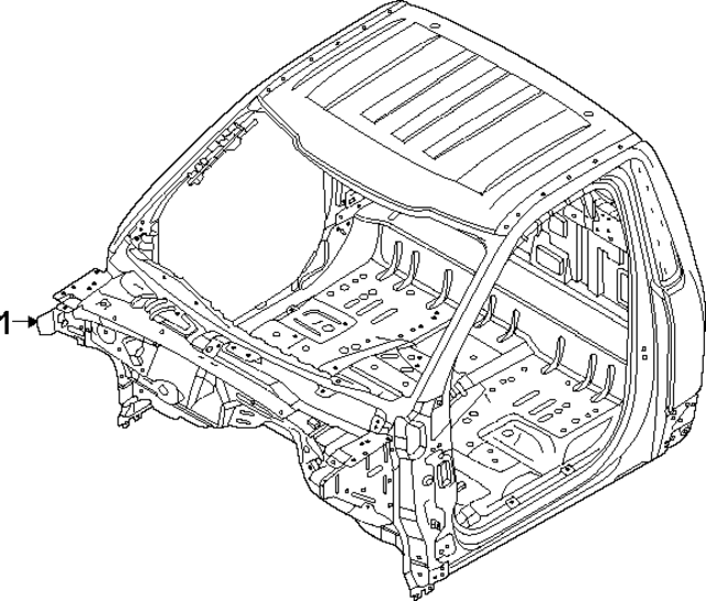 PC3Z25001B24A - Body: Cab for Ford Image