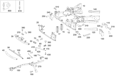 Cowl for 2011 Mercedes-Benz SLS AMG #0