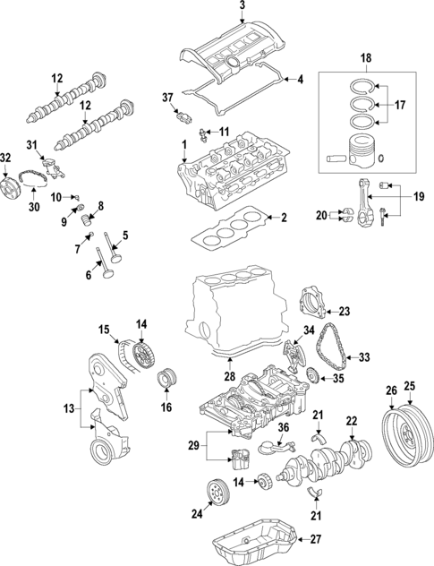 Engine for 2007 Audi A4 Quattro #0