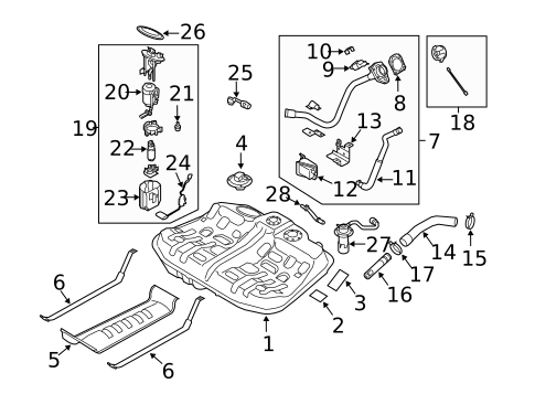 Fuel System Components for 2023 Kia Soul #1