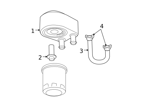 Oil Cooler for 2008 Dodge Charger #0