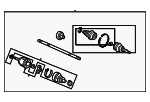 44306S3YA50 - : 2001-2006 Honda Insight - Drive Shaft Assembly L for Honda: Insight Image