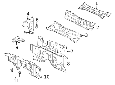 Cowl for 2008 Mitsubishi Raider #0