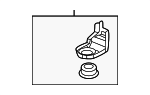 1970264AA00 - Cooling System: Inter-cooler Upper Bracket for Honda Image